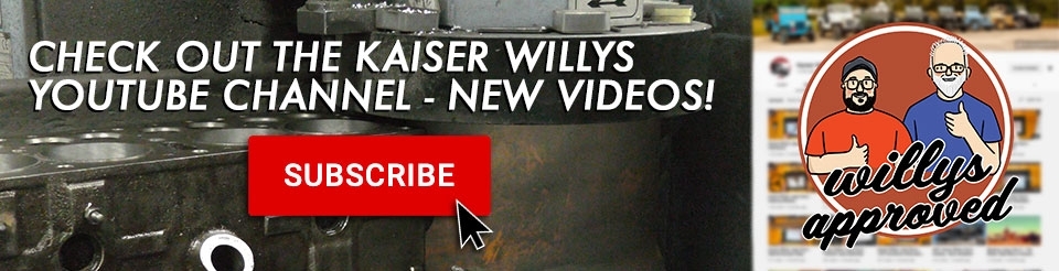 Check out Kaiser Willys YouTube Channel