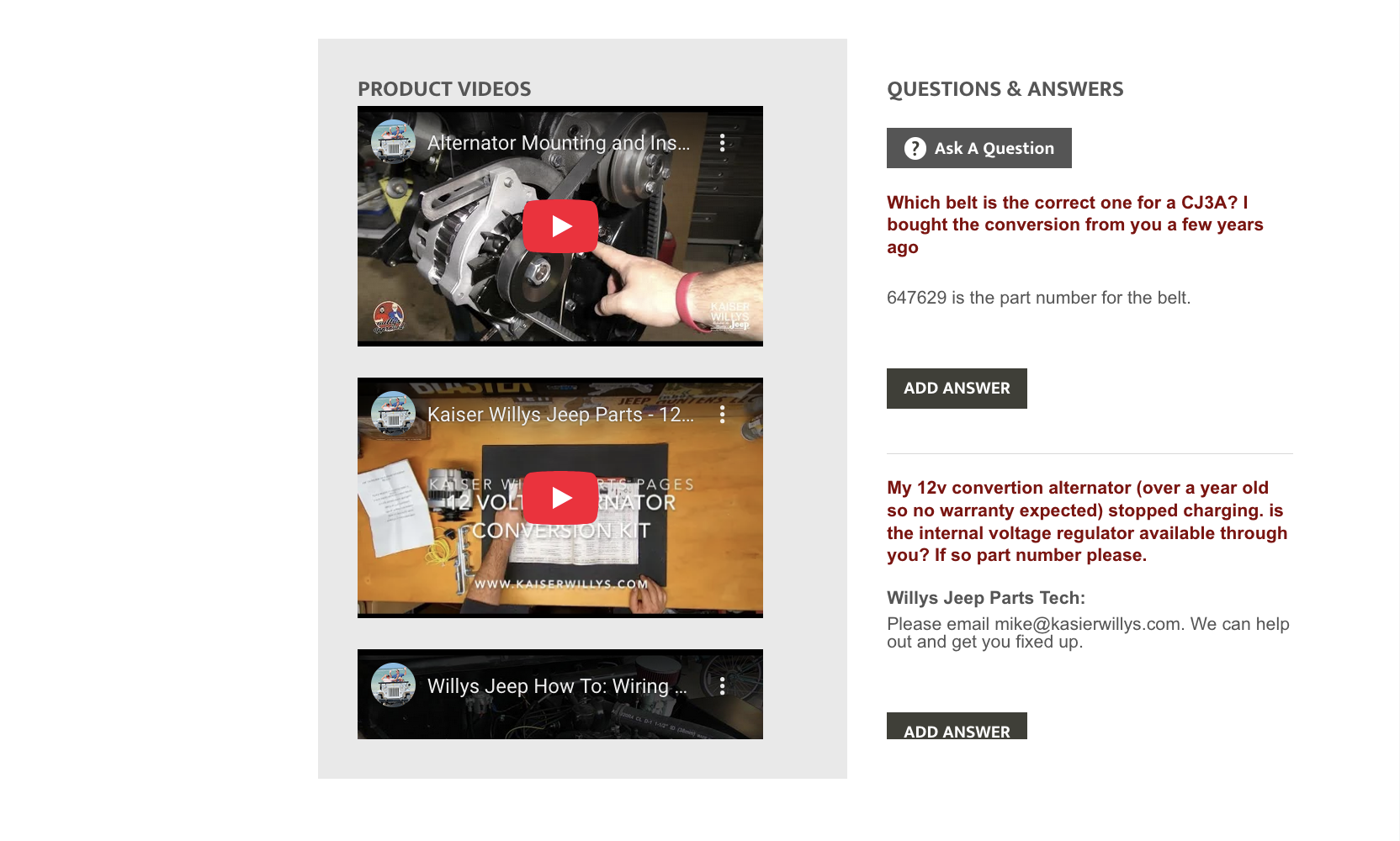 Sponsorship form screenshot